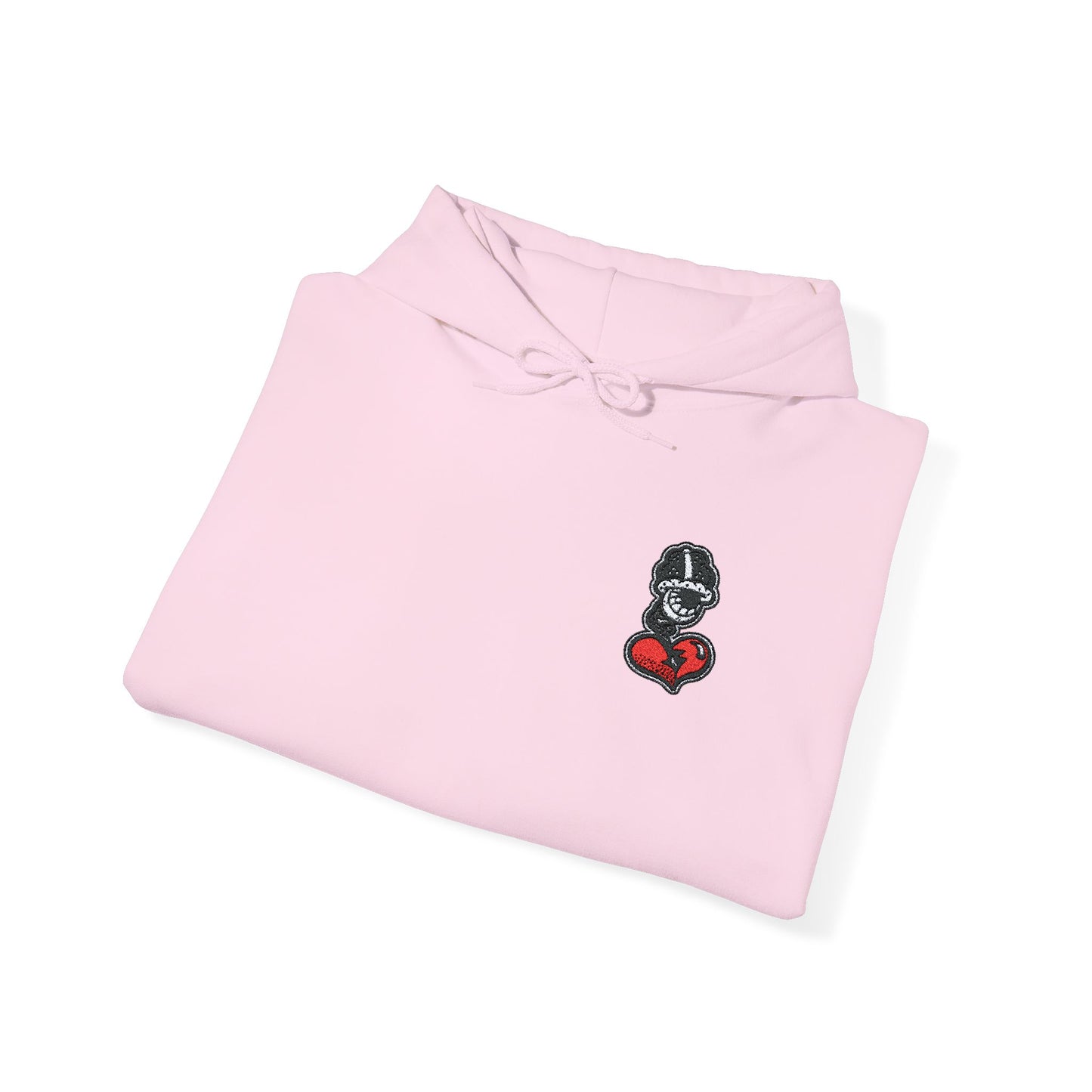 DFCollection™ Embroidered Hoodie - Cozy Heart Design for Everyday Comfort