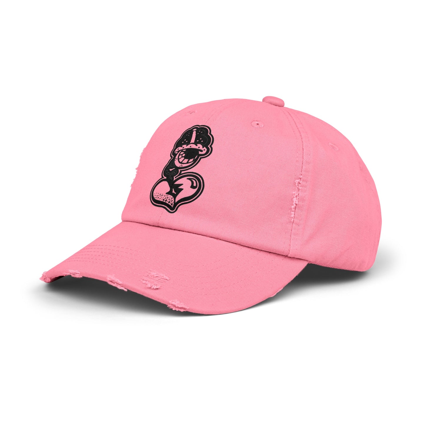 "Black Label" Unisex Distressed Cap by WildeTuna