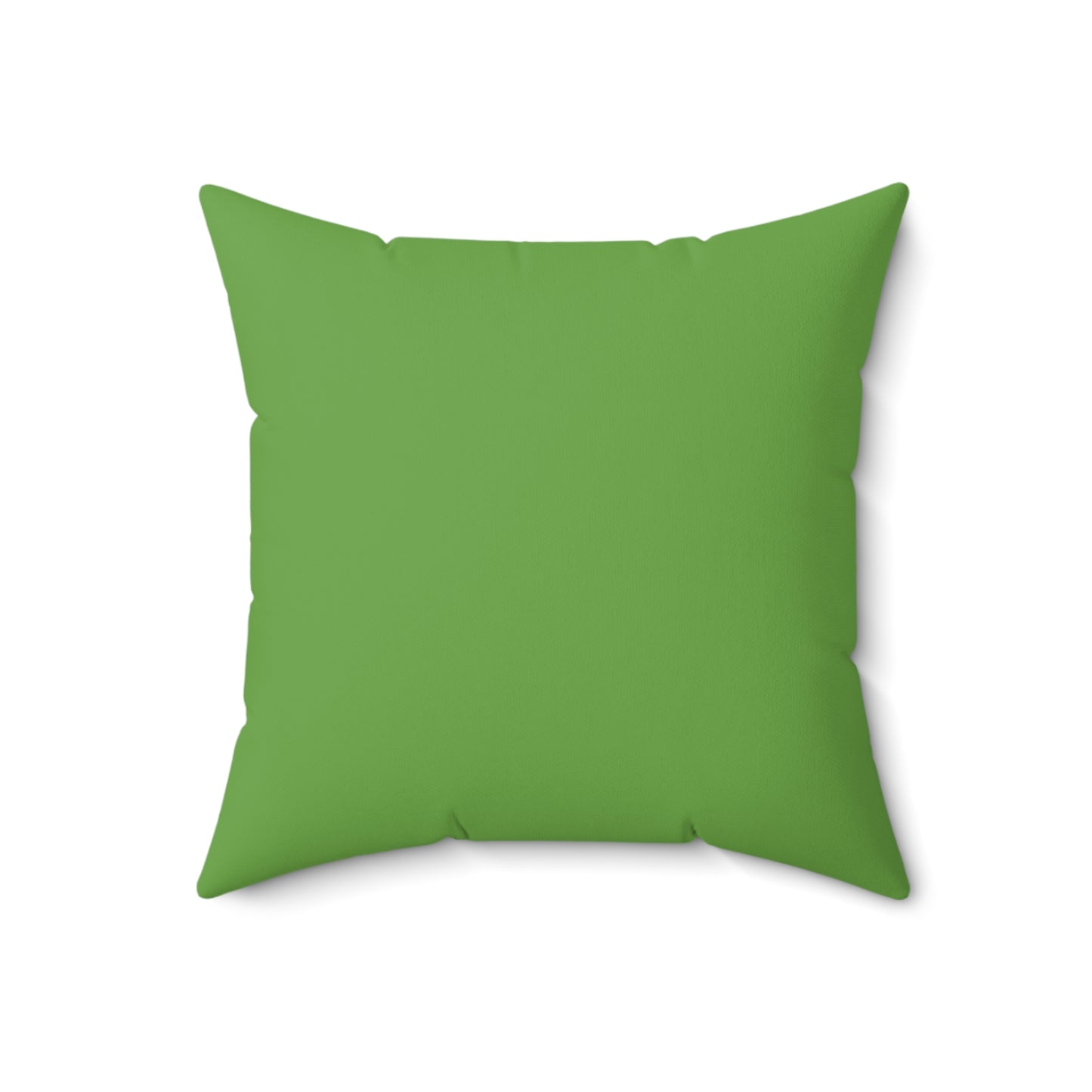 "DFC" Green Spun Polyester Square Pillow