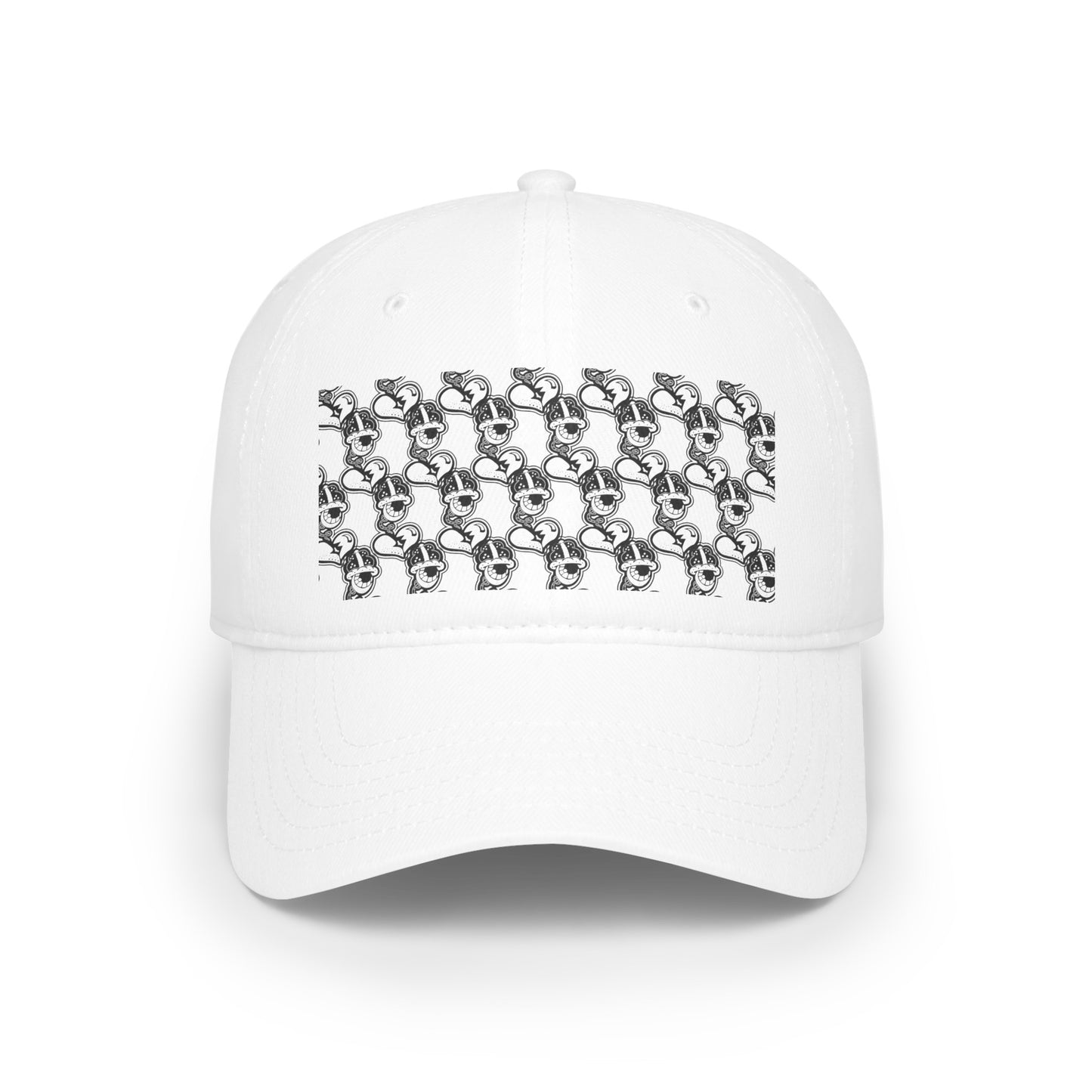"Black Label" Low Profile Baseball Cap By WildeTuna