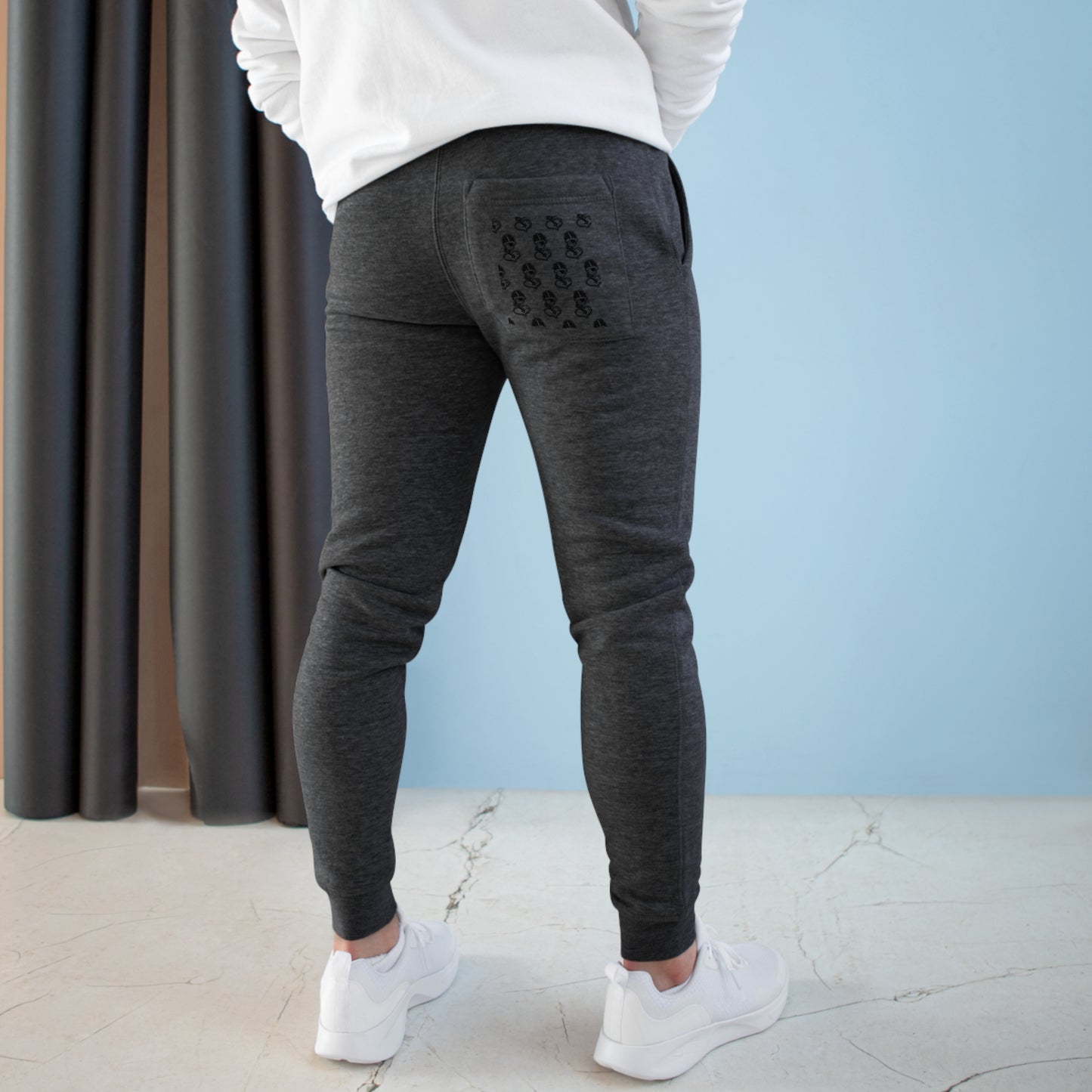 "Black Label" Unisex Fleece Joggers By WildeTuna