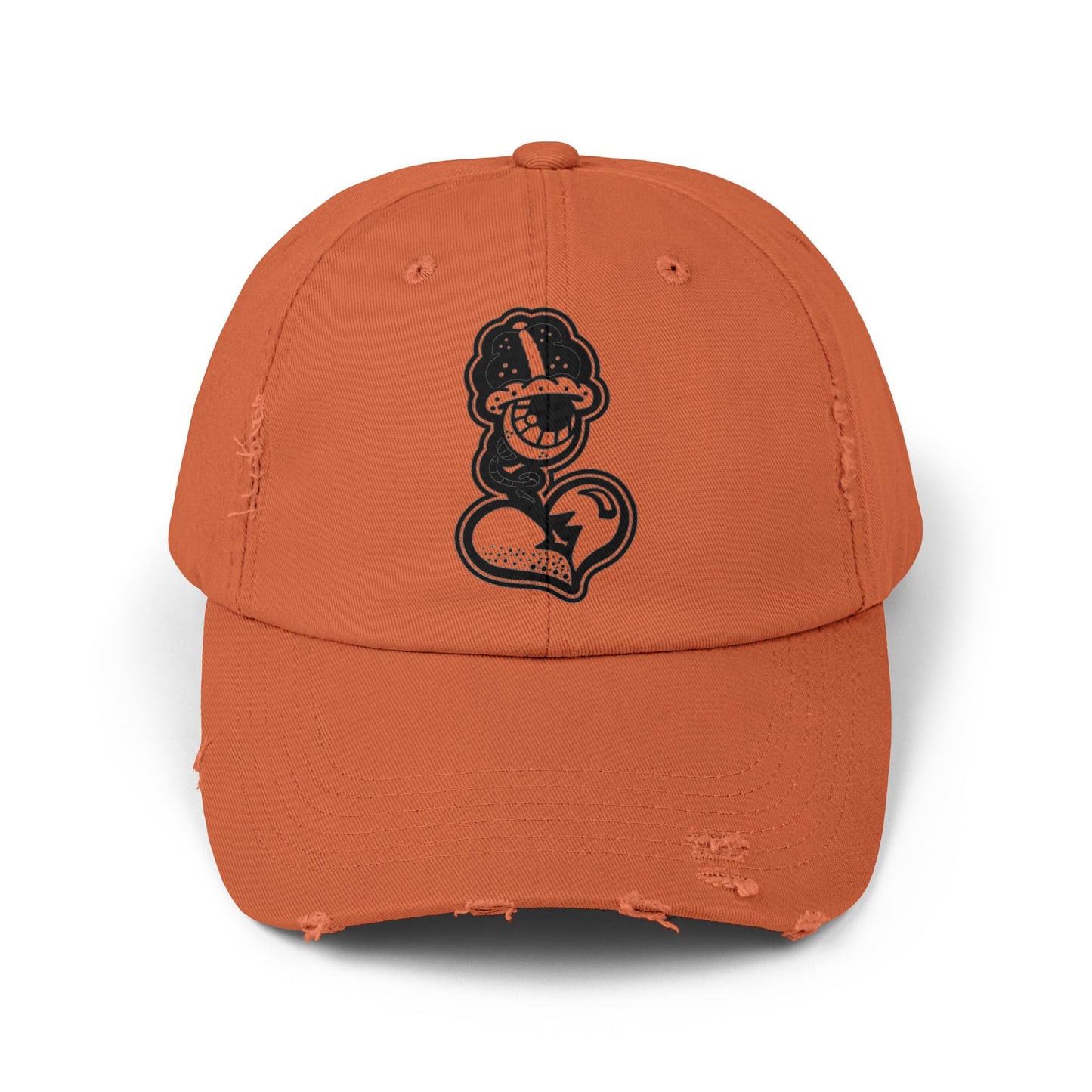 "Black Label" Unisex Distressed Cap by WildeTuna