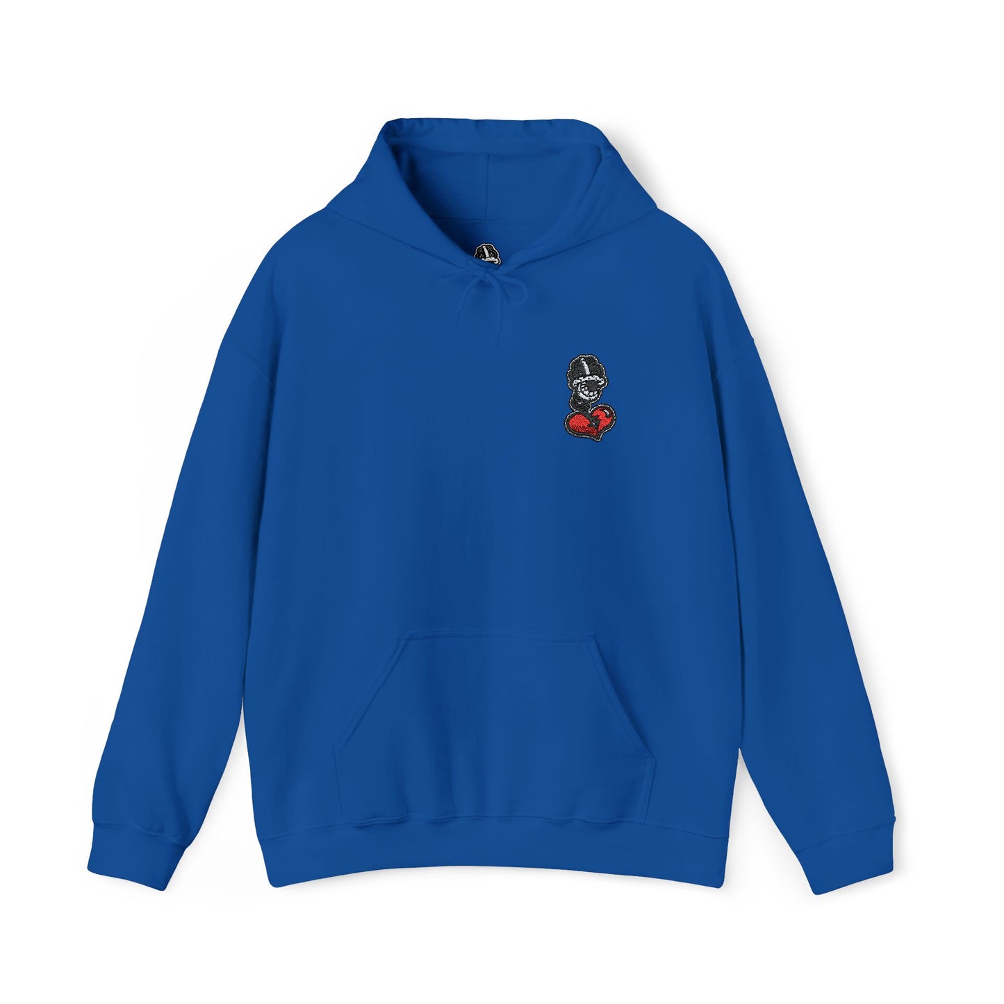 DFCollection™ Embroidered Hoodie - Cozy Heart Design for Everyday Comfort