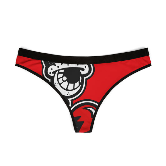 DrippyFish "First From God" Red Thong Underwear