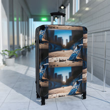 Load image into Gallery viewer, &quot;Passport City&quot; Black Suitcase