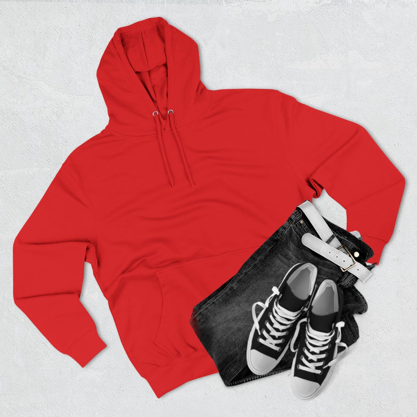 Cozy Graphic Fleece Hoodie with Heart Design