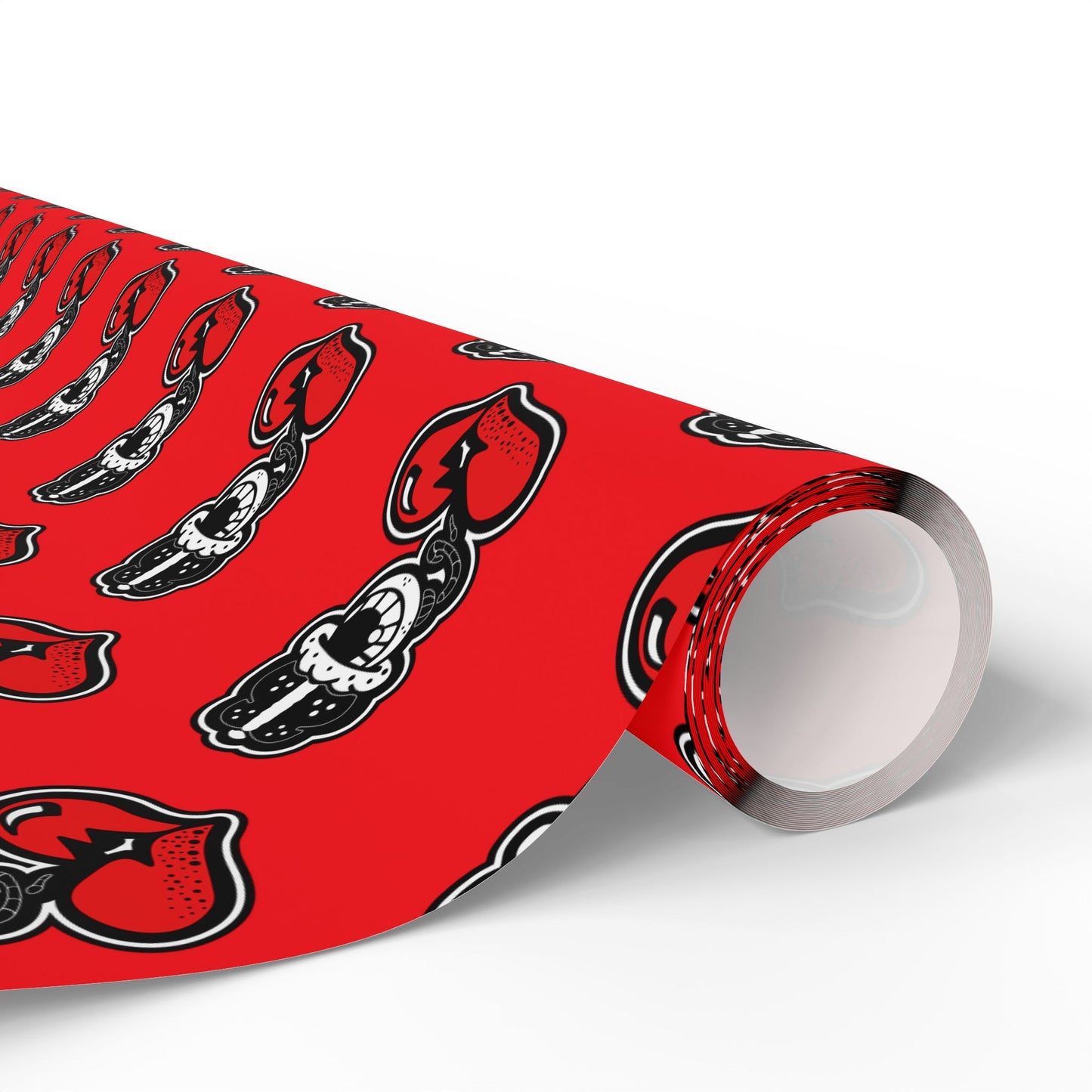 DrippyFish Red Boxing Themed Gift Wrapping Paper