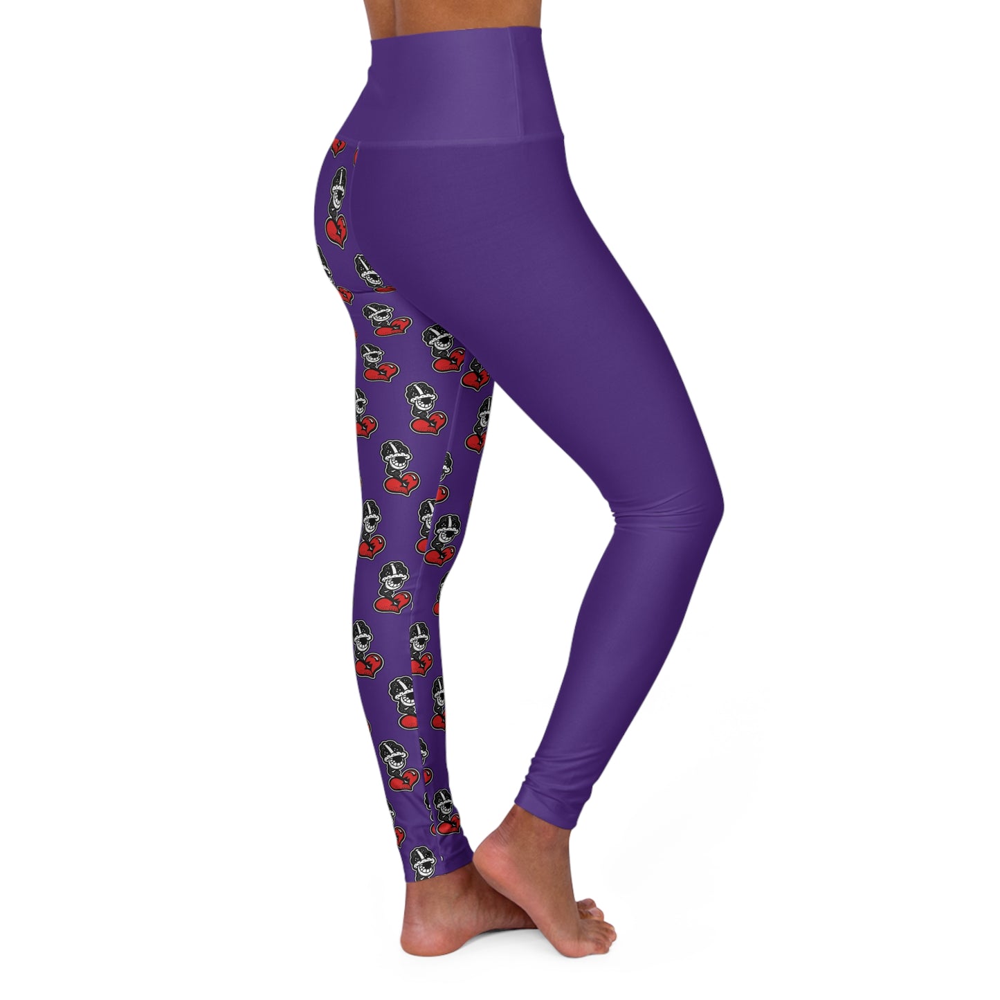 Haze High Waisted Yoga Leggings (AOP)