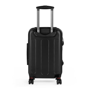 "Passport City" Black Suitcase