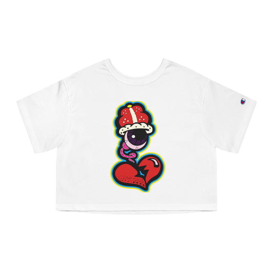 Champion Women's Heritage Cropped T-Shirt by Retro DrippyFish