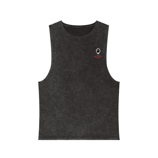 DrippyFish "First From God" Stylish Stonewash Unisex Tank Top