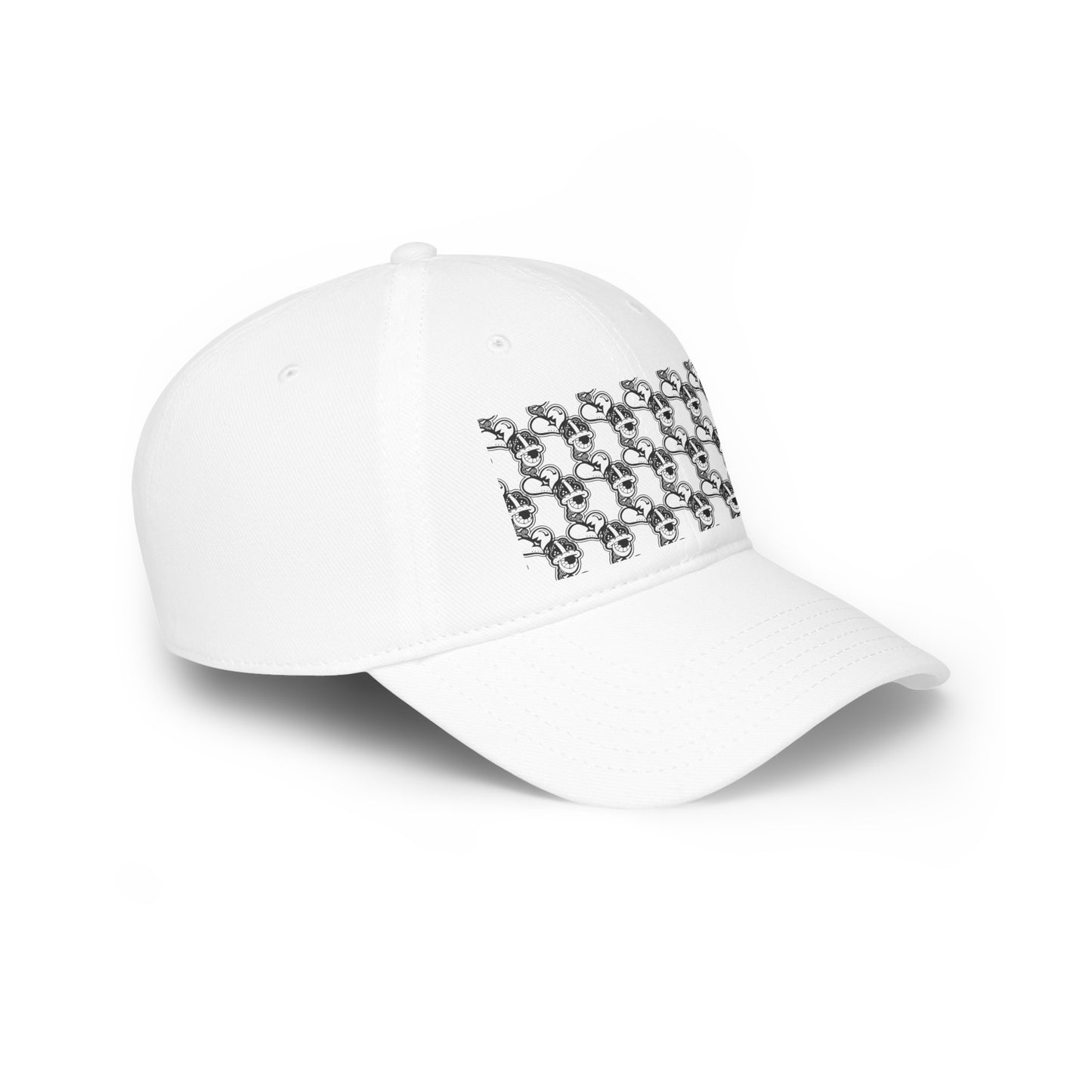 "Black Label" Low Profile Baseball Cap By WildeTuna