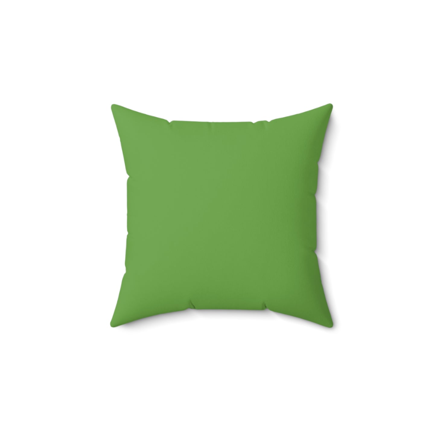 "DFC" Green Spun Polyester Square Pillow