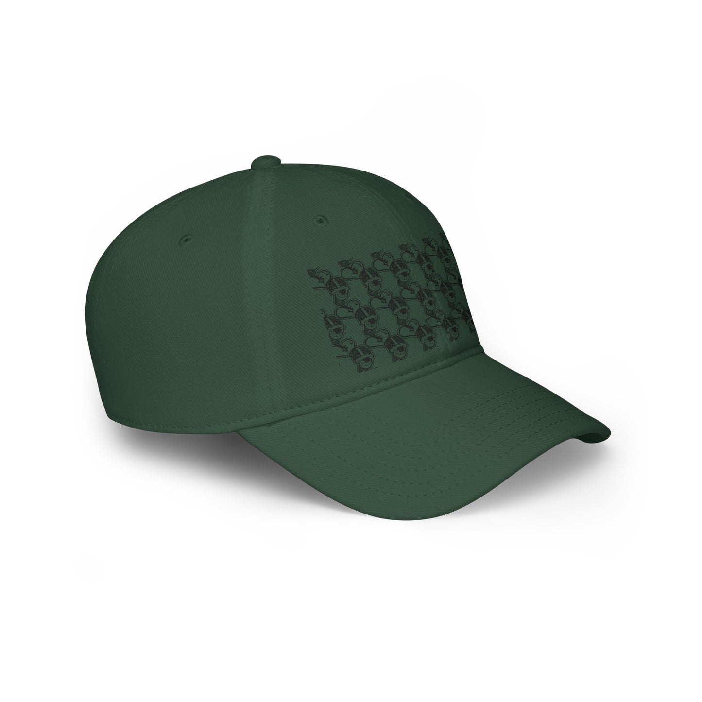 "Black Label" Low Profile Baseball Cap By WildeTuna