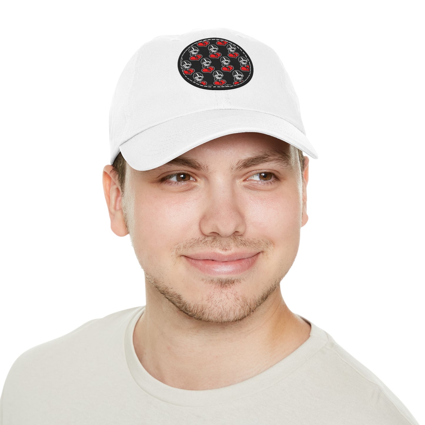 OG 2 Dad Hat with Leather Patch (Round)