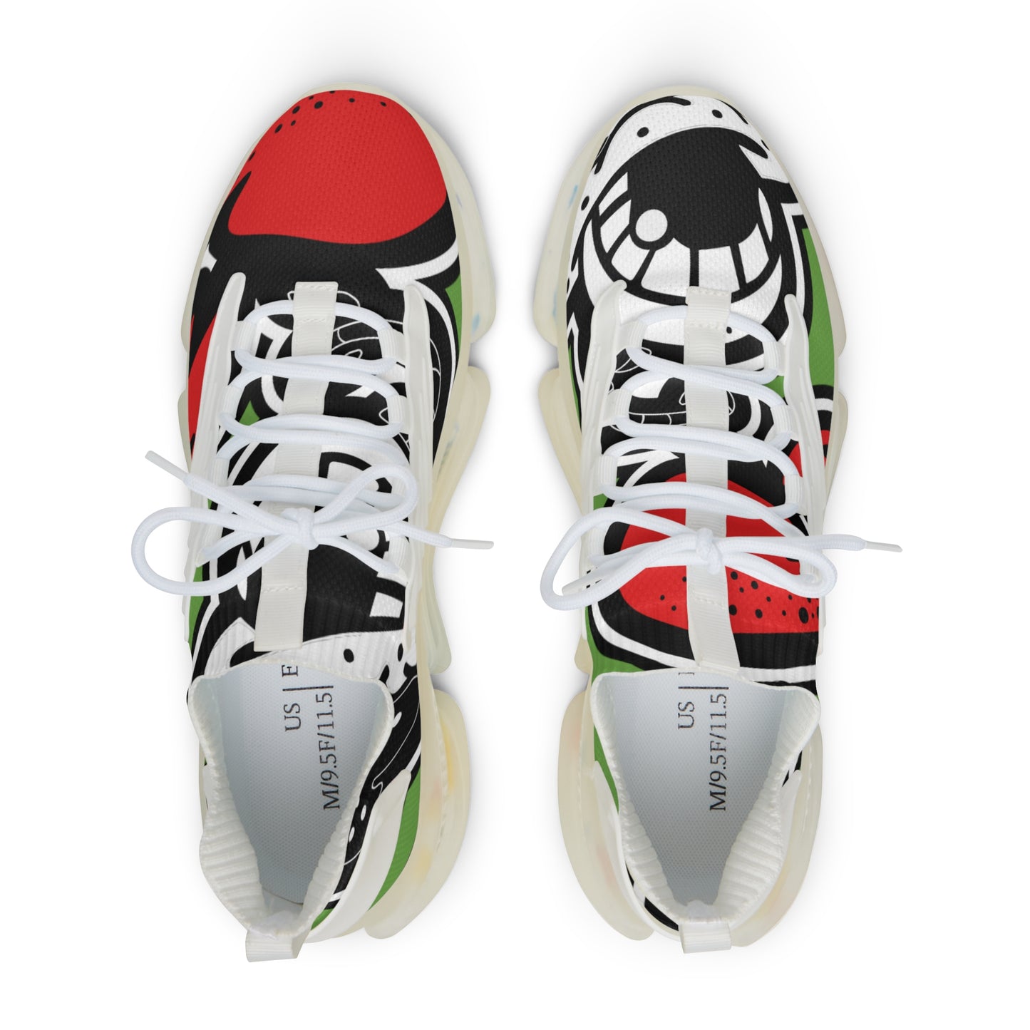 Green Wave "Wilde 1s" Men's Mesh Sneakers