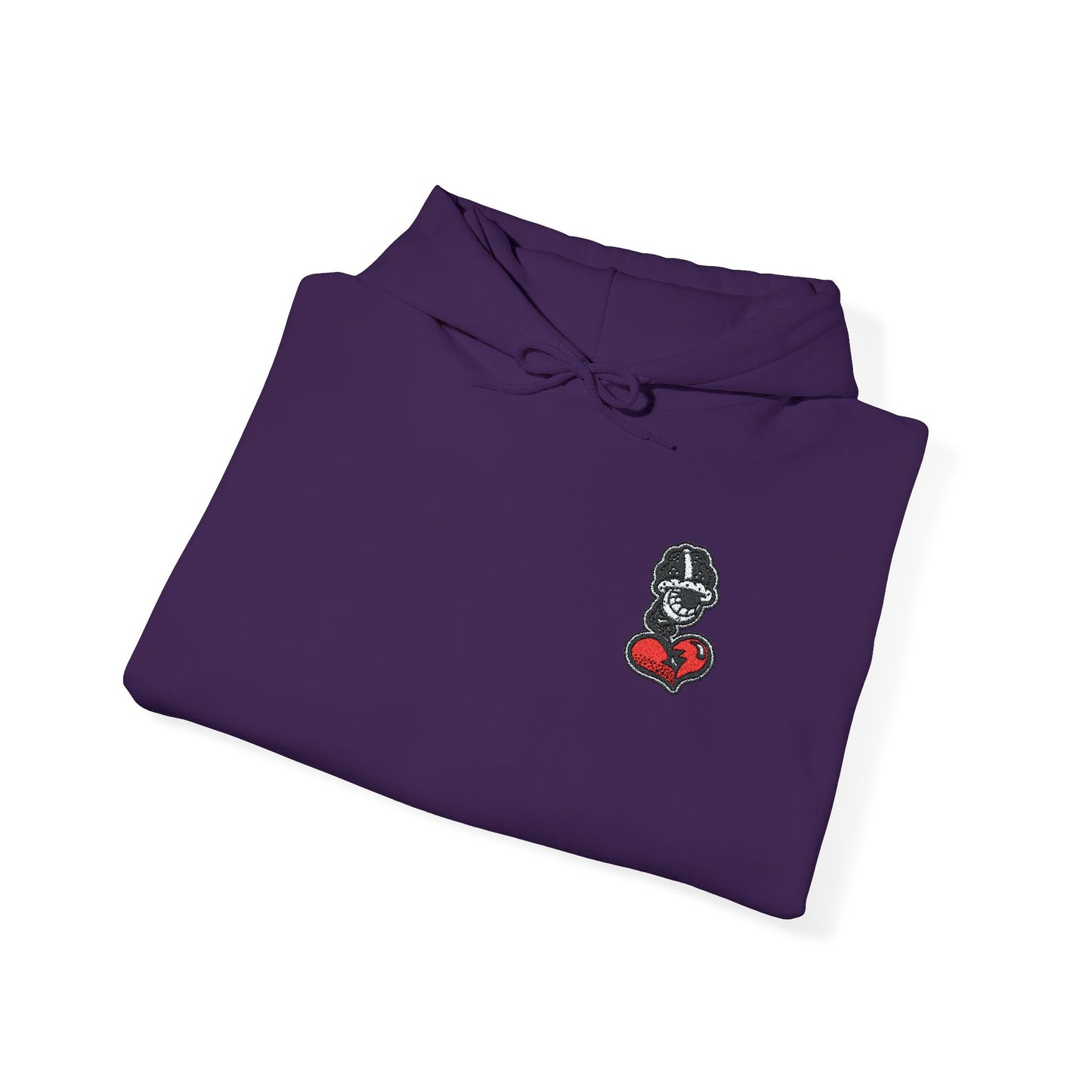 DFCollection™ Embroidered Hoodie - Cozy Heart Design for Everyday Comfort