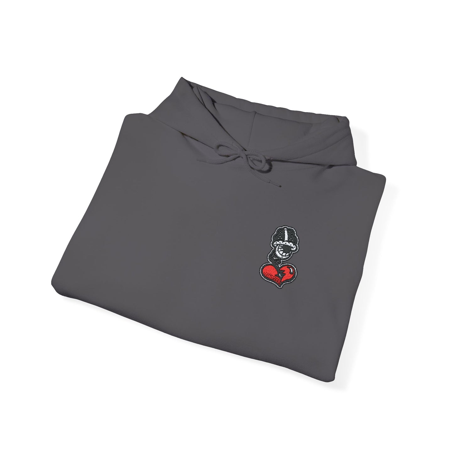 DFCollection™ Embroidered Hoodie - Cozy Heart Design for Everyday Comfort