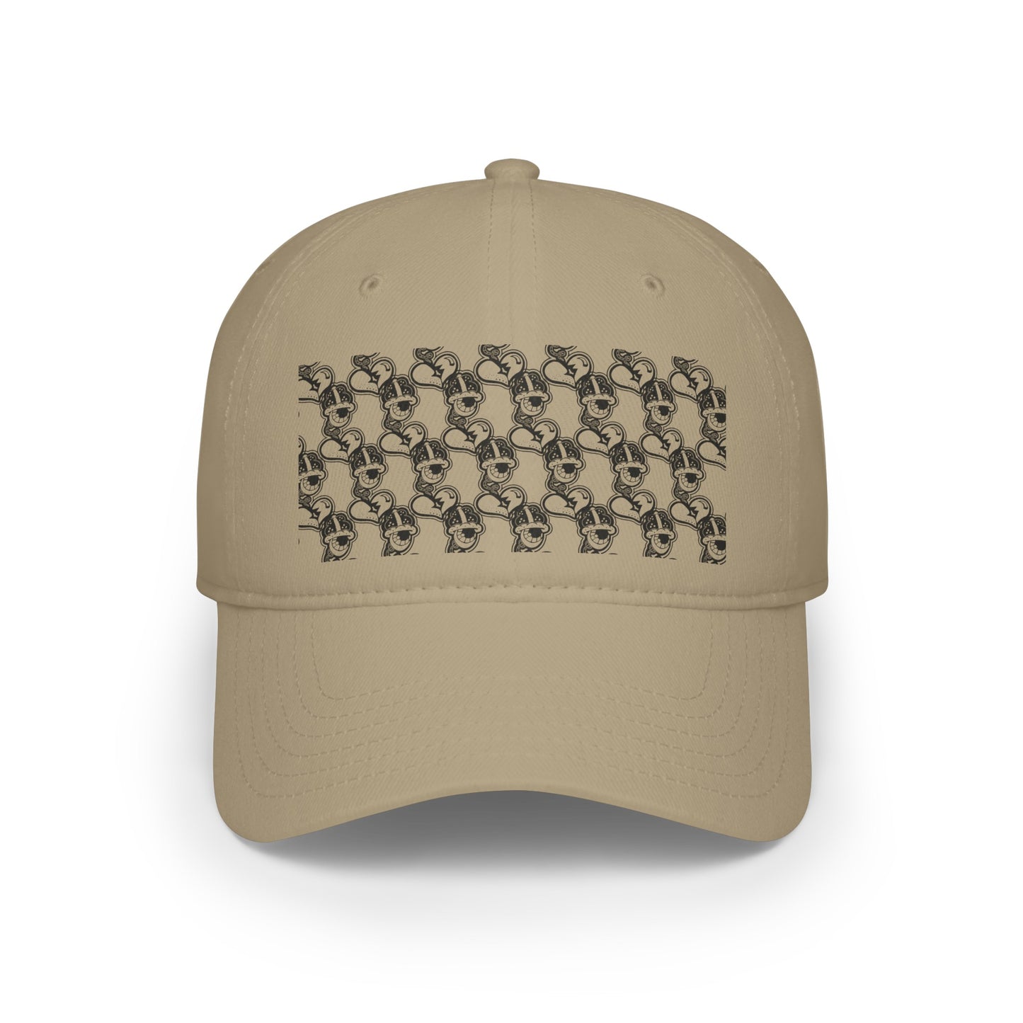 "Black Label" Low Profile Baseball Cap By WildeTuna
