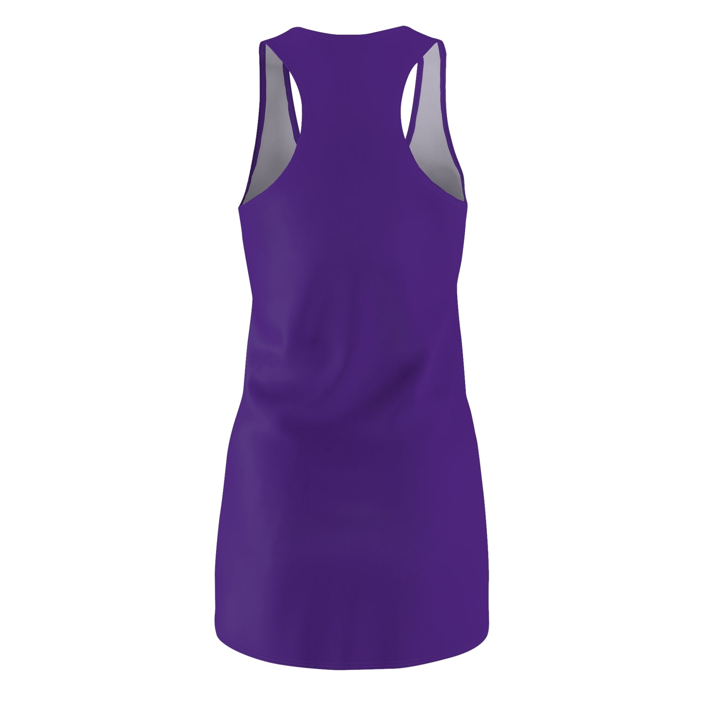 “DRIZZLE” 80'S PURP Women's Cut & Sew Racerback Dress