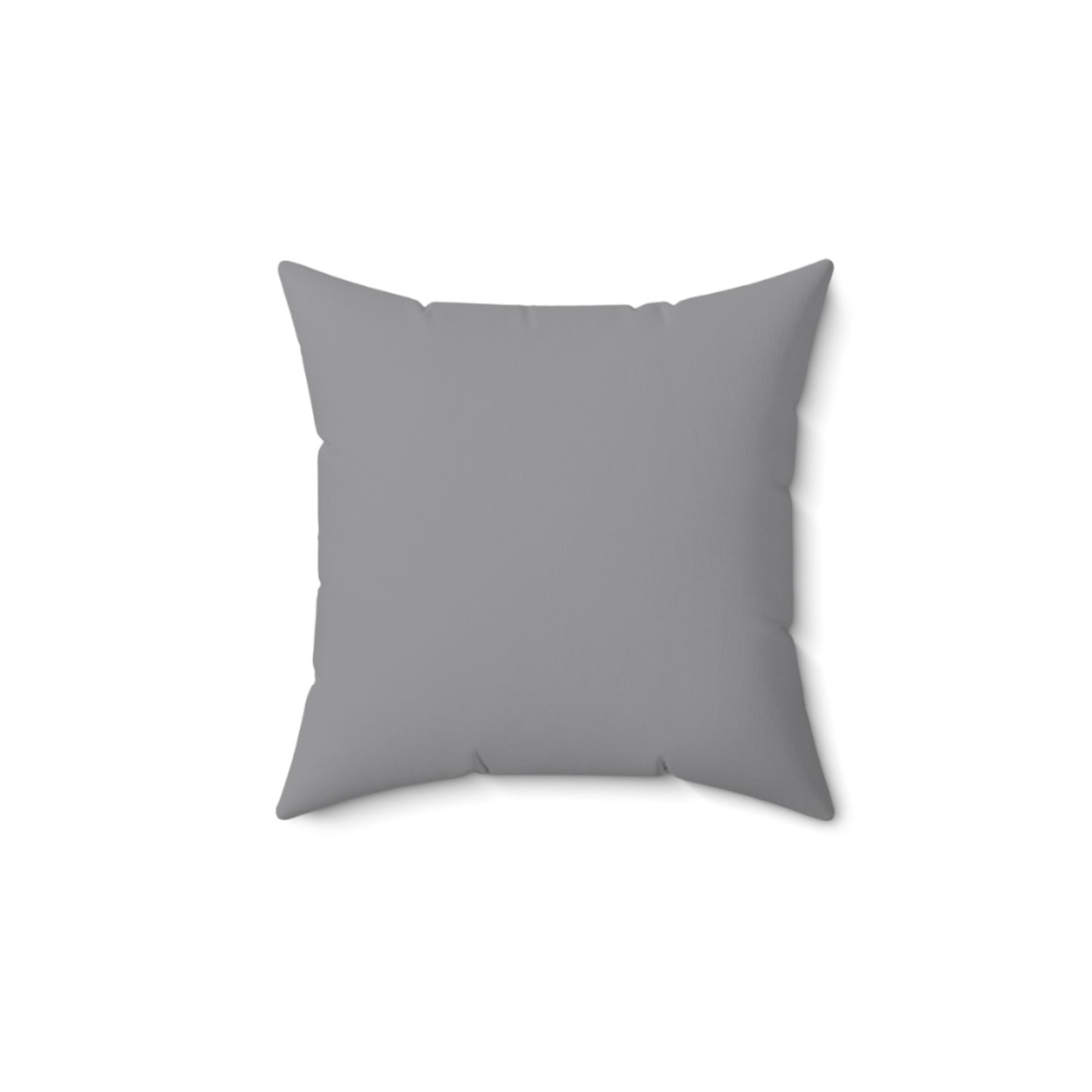 "DFC" Space Grey Spun Polyester Square Pillow