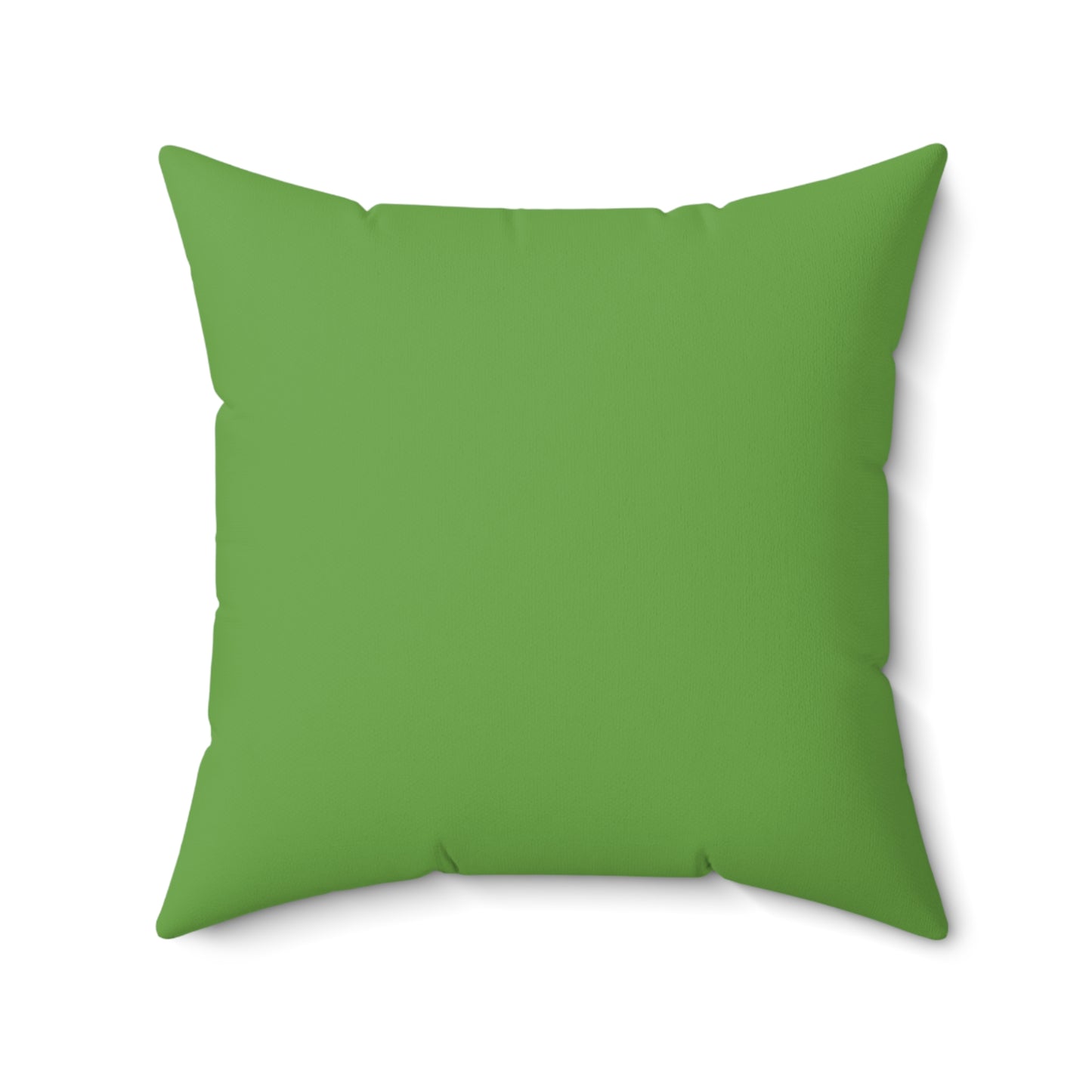 "DFC" Green Spun Polyester Square Pillow