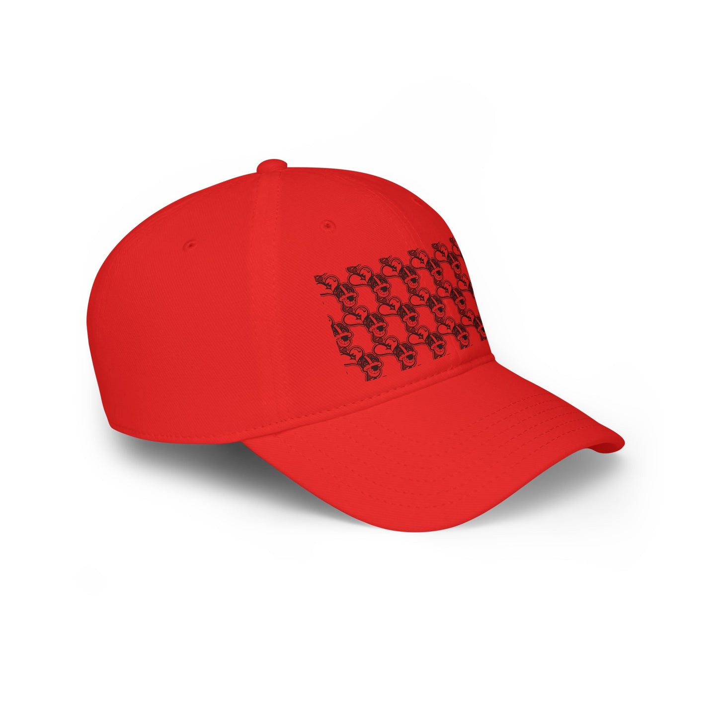 "Black Label" Low Profile Baseball Cap By WildeTuna