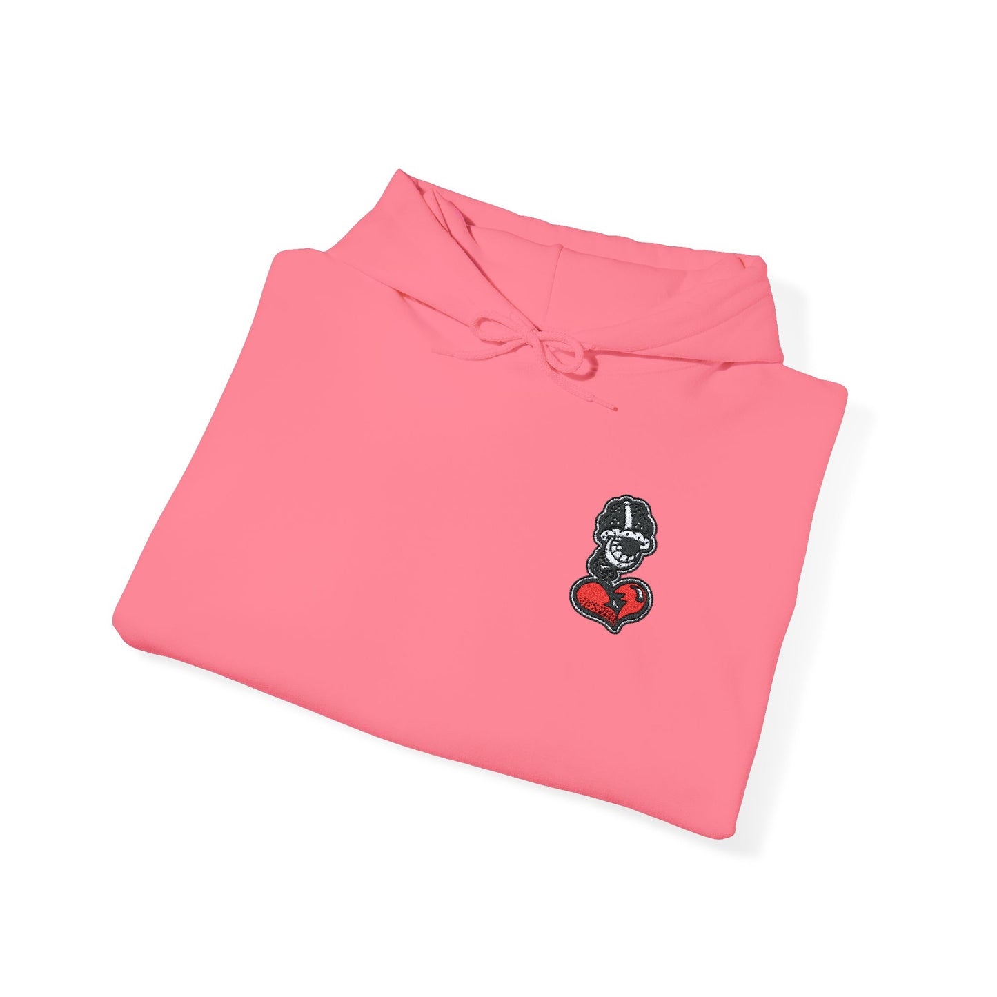 DFCollection™ Embroidered Hoodie - Cozy Heart Design for Everyday Comfort