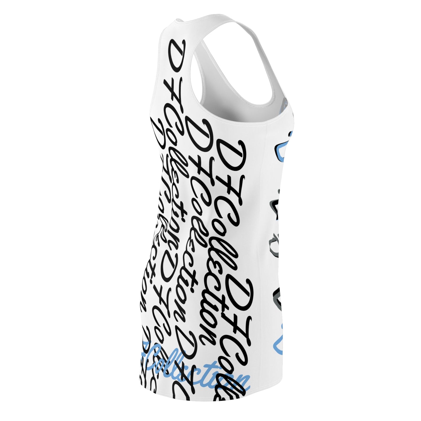 "DF COLLECTION" 80's Coca Women's Cut & Sew Racerback Dress