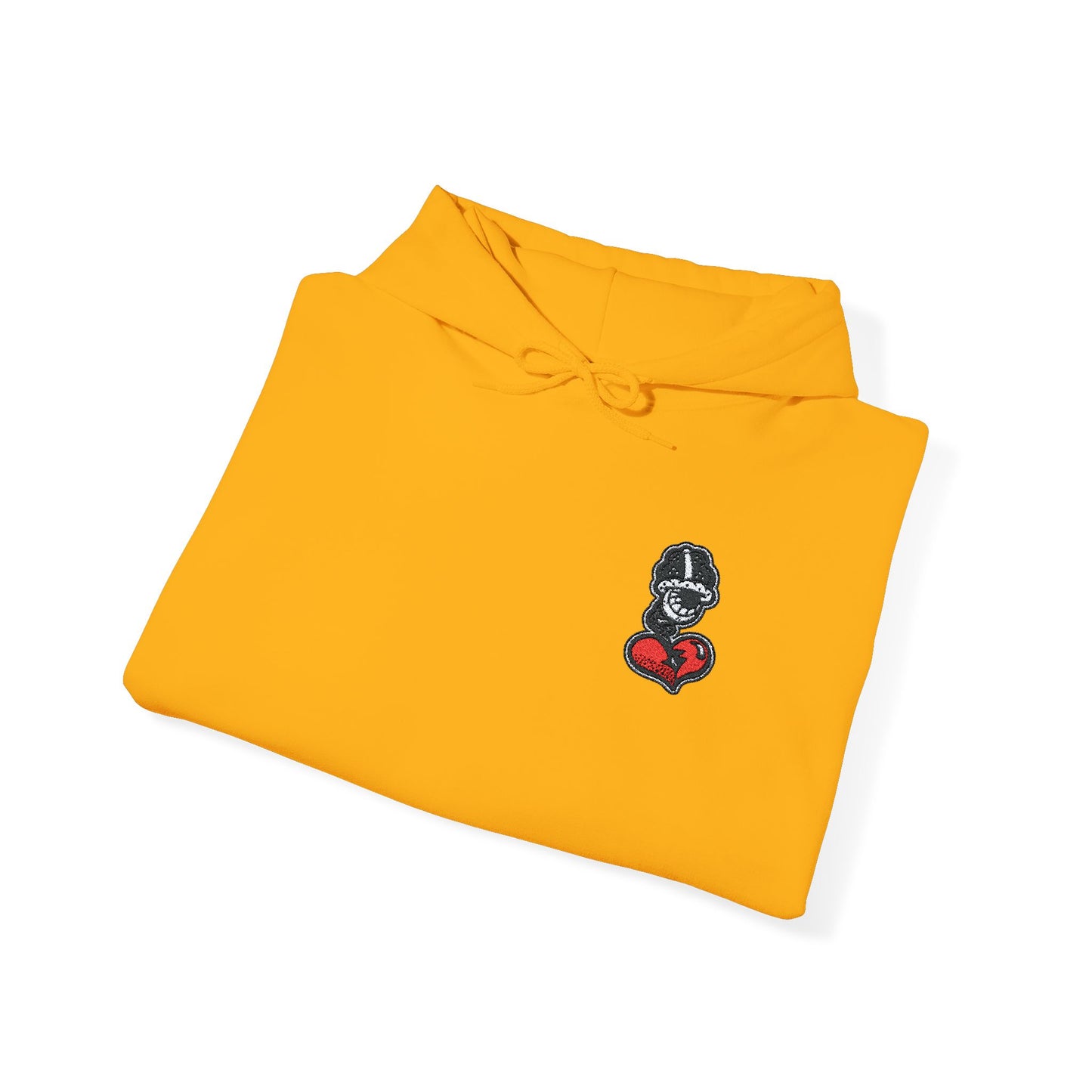 DFCollection™ Embroidered Hoodie - Cozy Heart Design for Everyday Comfort