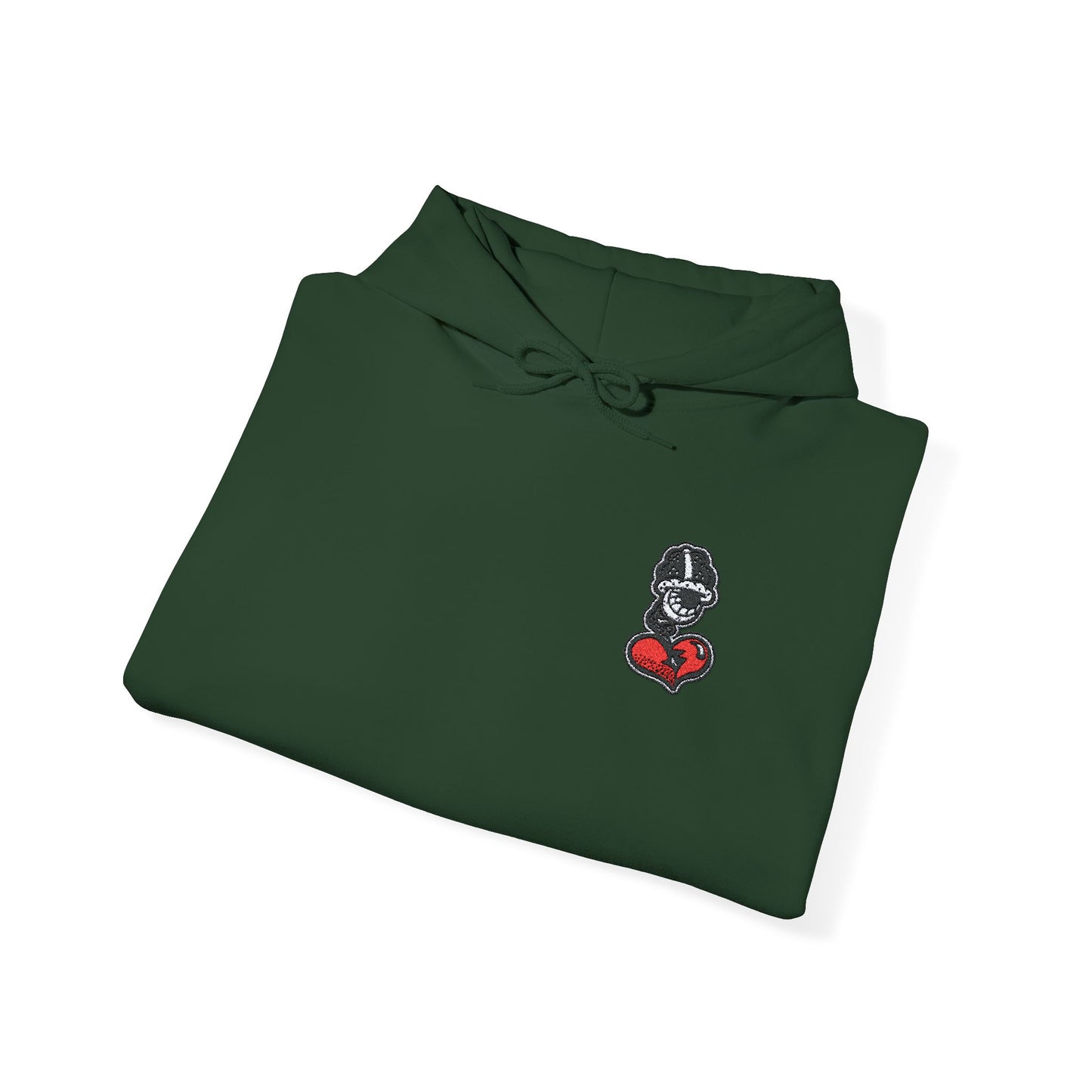 DFCollection™ Embroidered Hoodie - Cozy Heart Design for Everyday Comfort