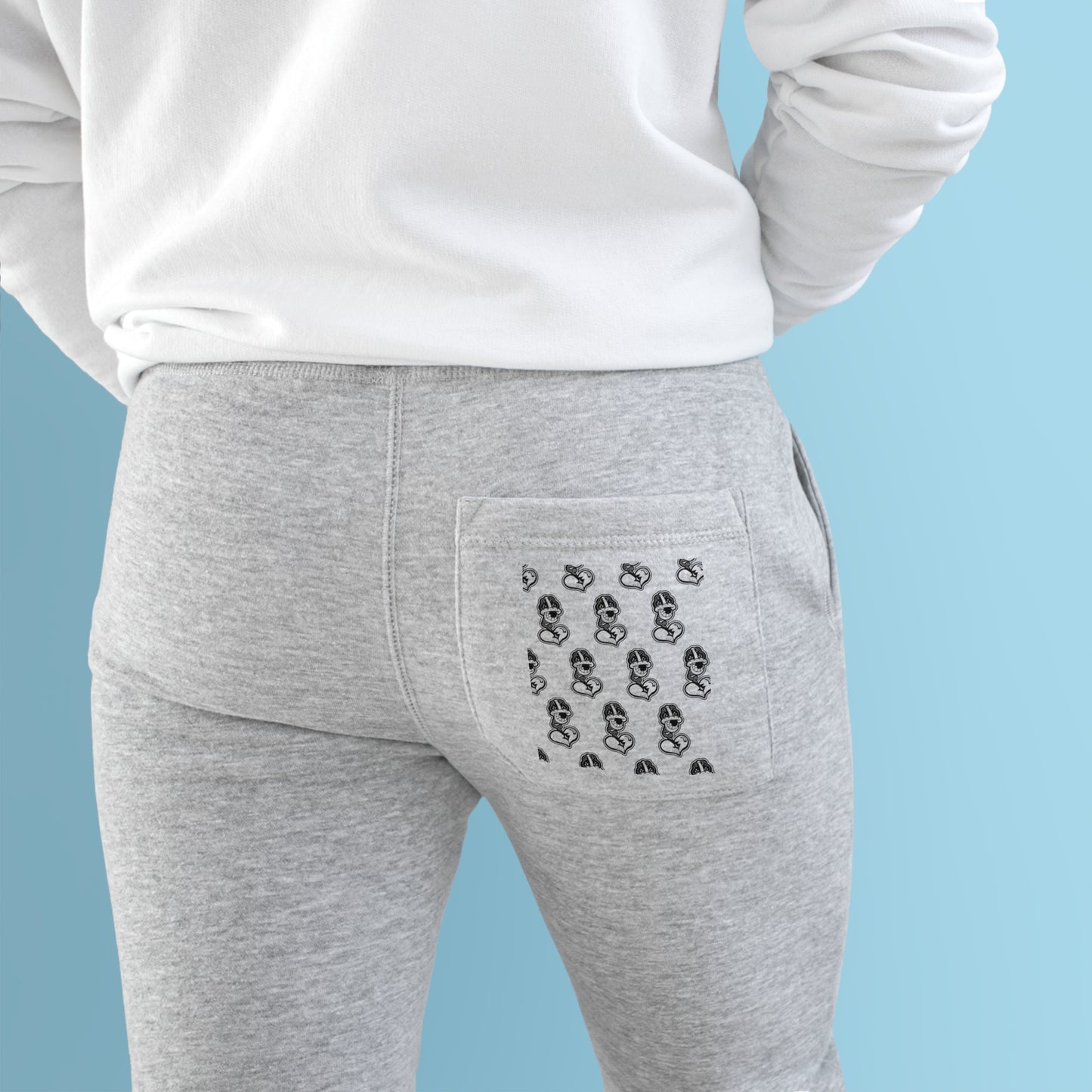"Black Label" Unisex Fleece Joggers By WildeTuna