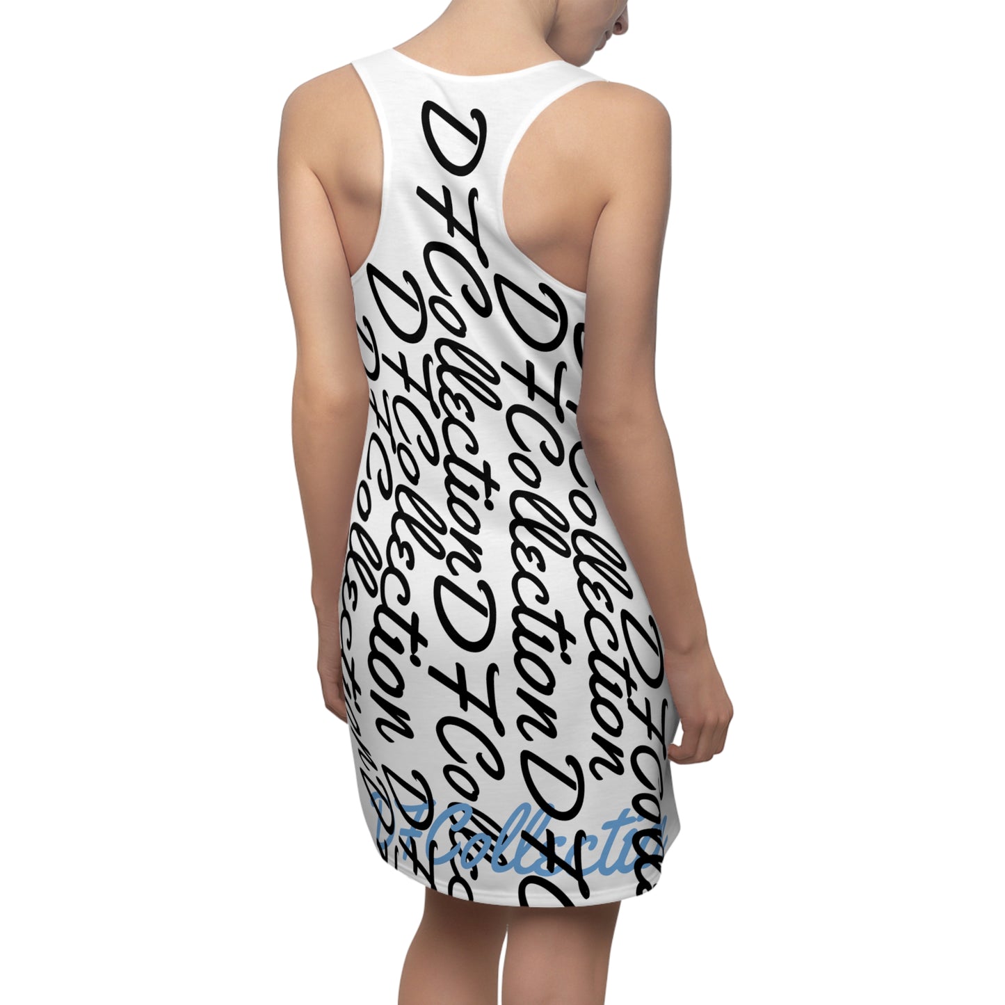 "DF COLLECTION" 80's Coca Women's Cut & Sew Racerback Dress