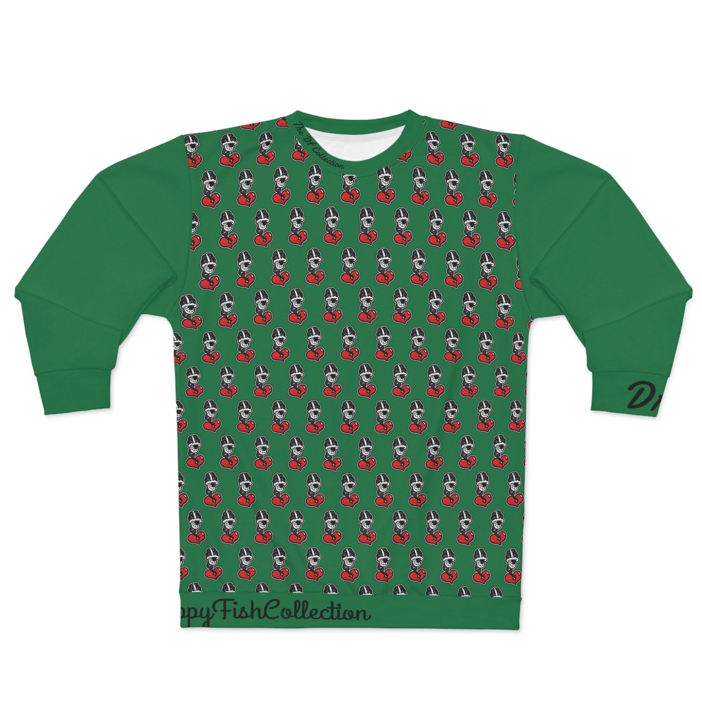 "Par 5" Green Unisex Sweatshirt (AOP)