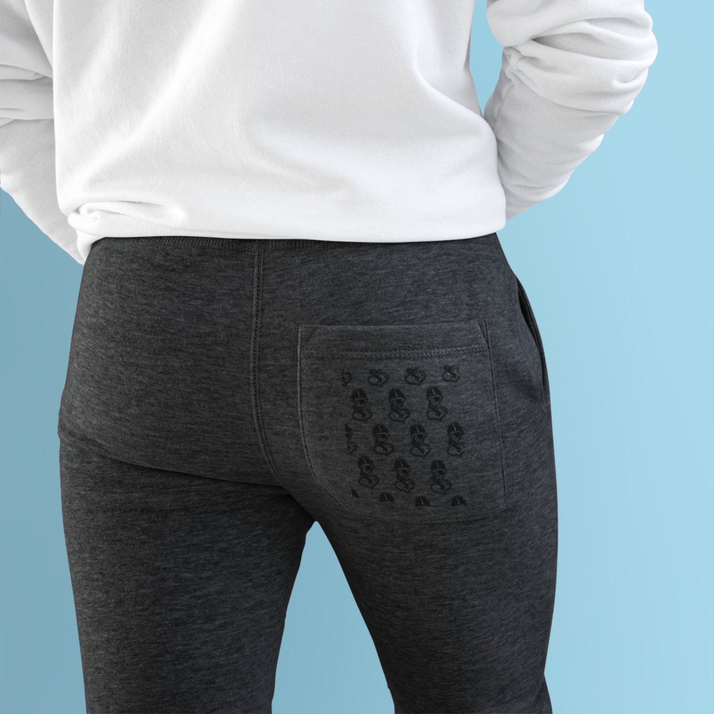 "Black Label" Unisex Fleece Joggers By WildeTuna