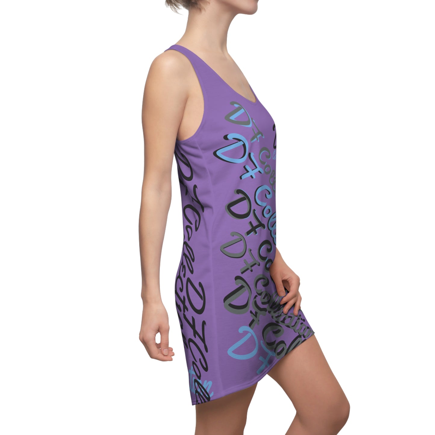 "DF COLLECTION" MEG Women's Cut & Sew Racerback Dress