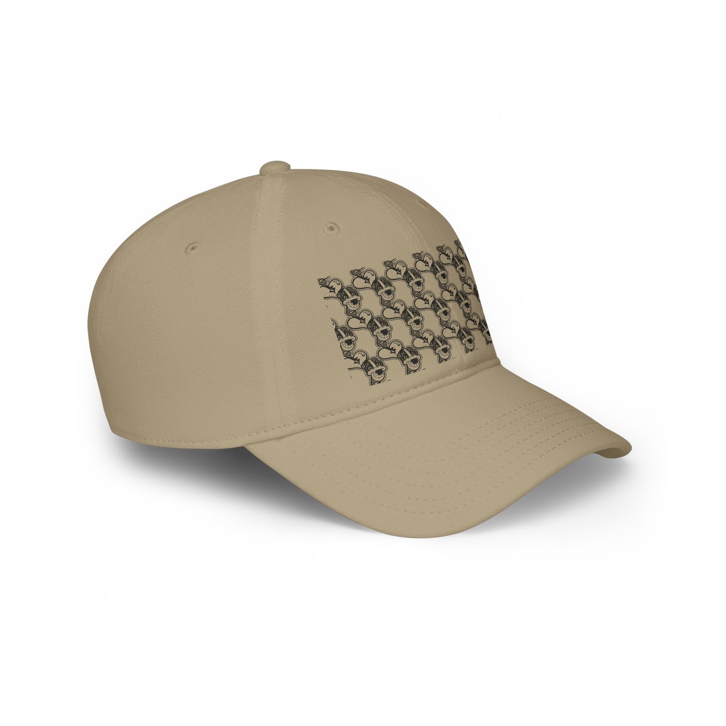 "Black Label" Low Profile Baseball Cap By WildeTuna