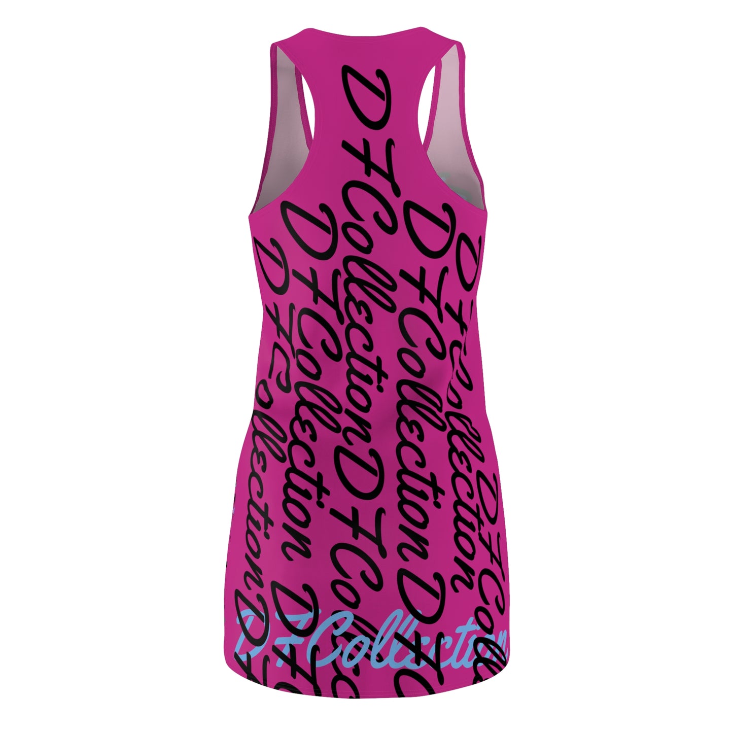 "DF COLLECTION" 80's Purple Women's Cut & Sew Racerback Dress