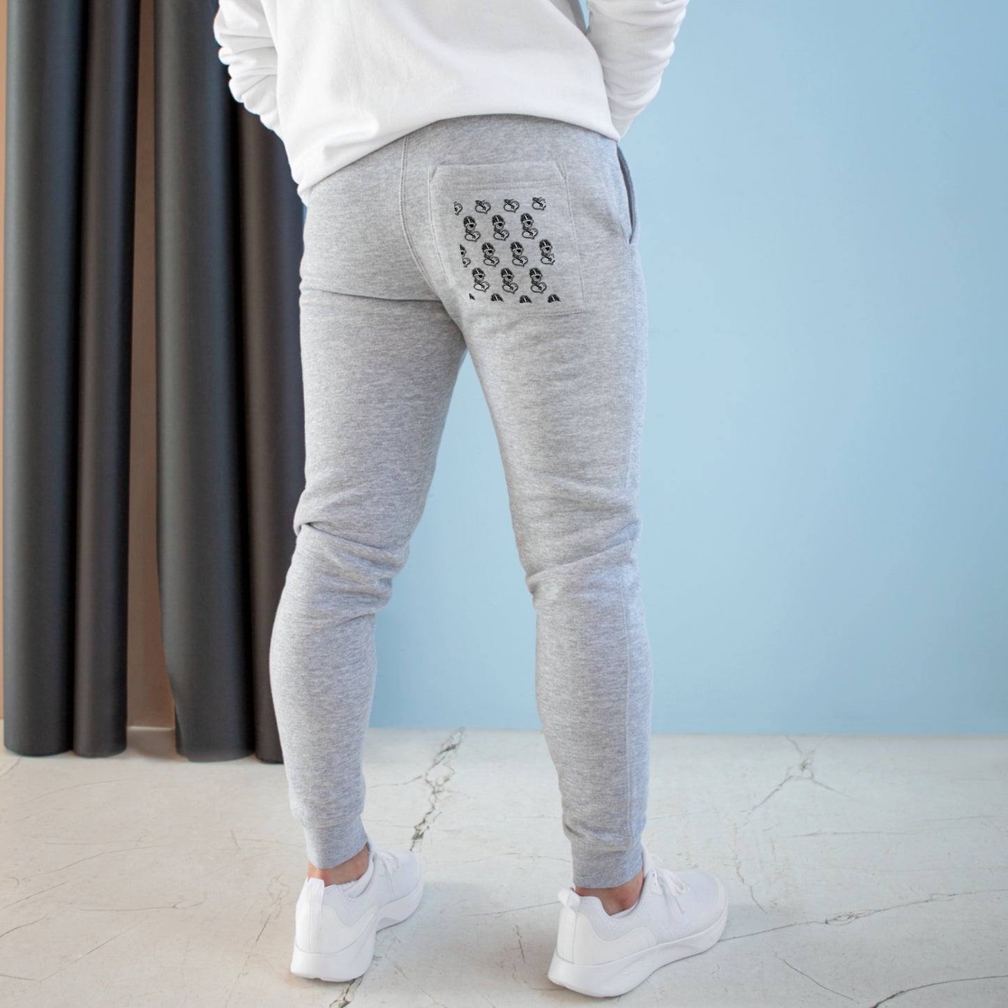"Black Label" Unisex Fleece Joggers By WildeTuna