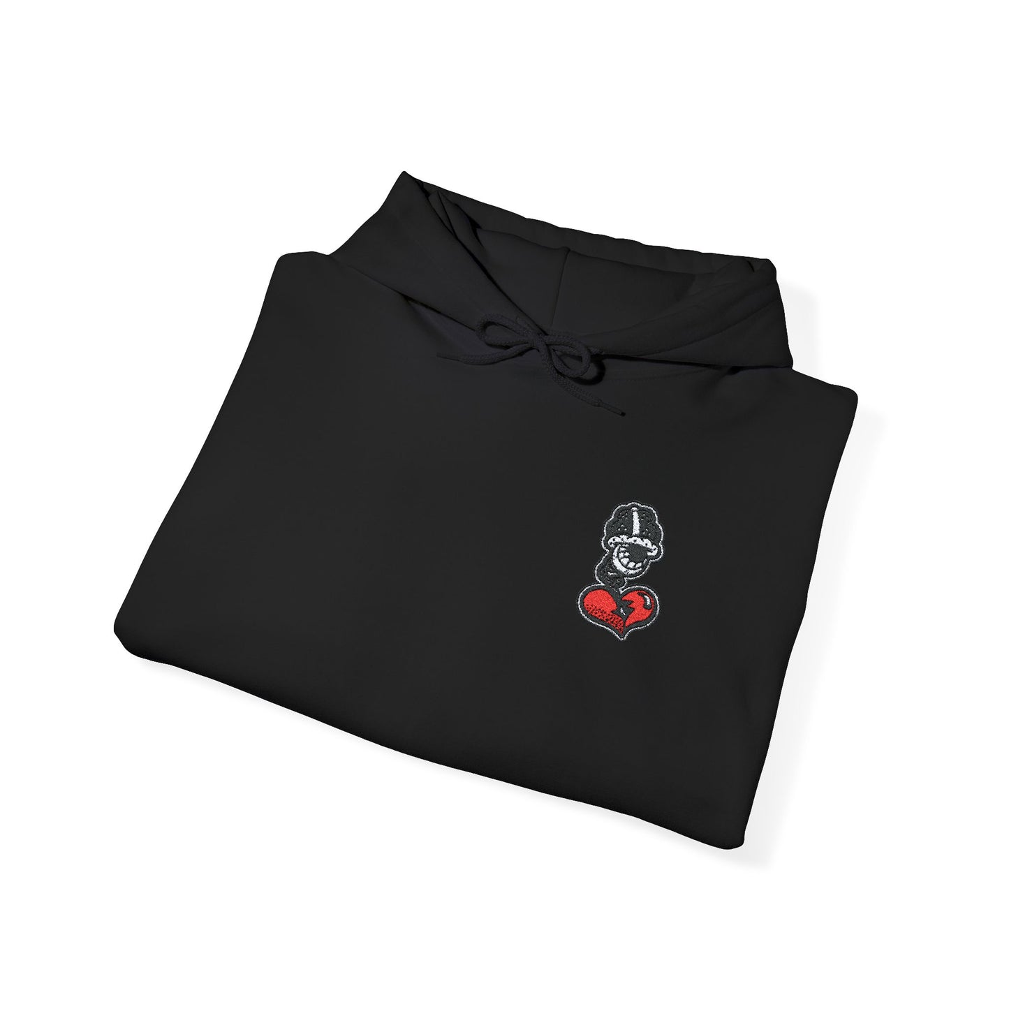 DFCollection™ Embroidered Hoodie - Cozy Heart Design for Everyday Comfort