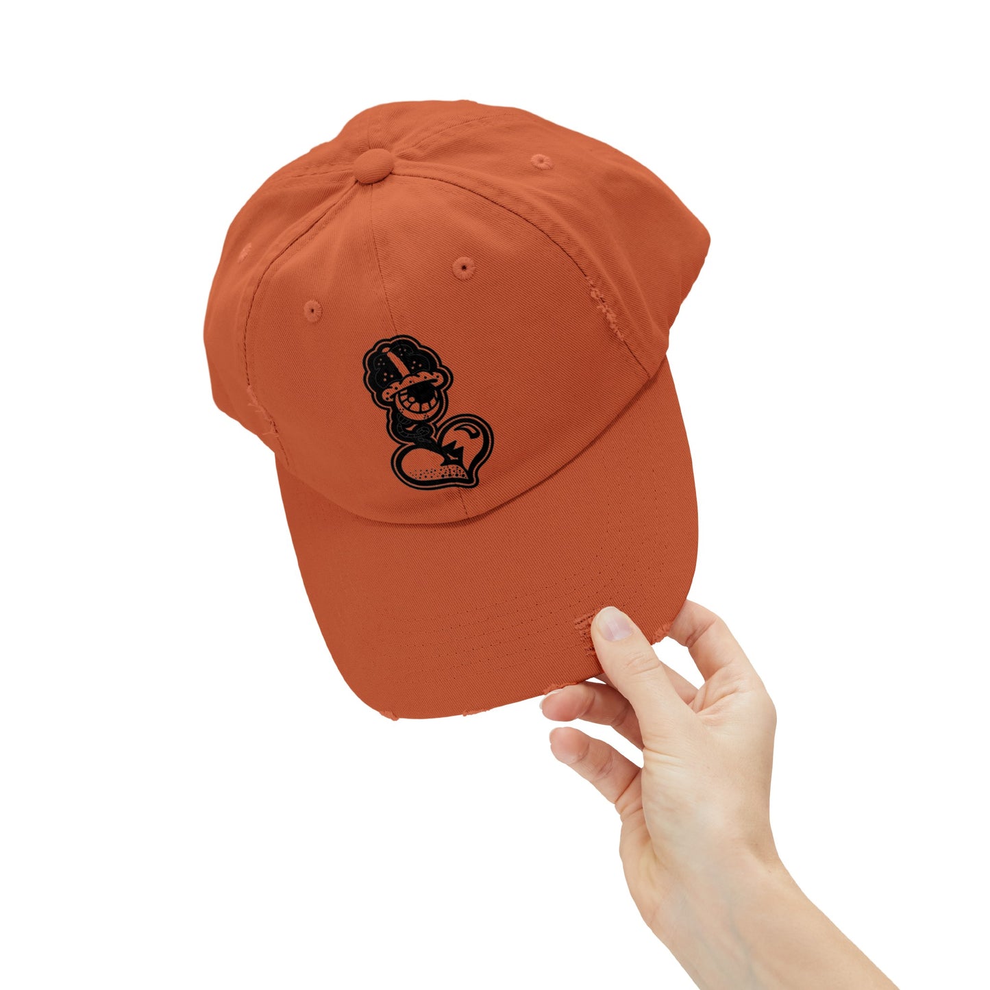"Black Label" Unisex Distressed Cap by WildeTuna