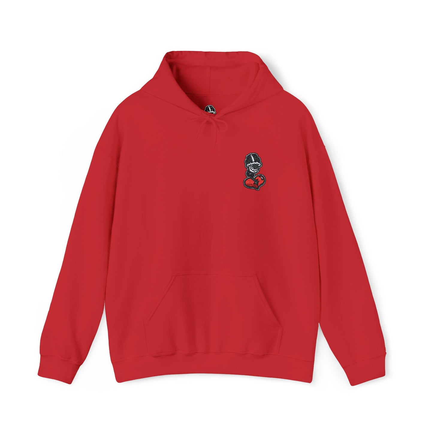 DFCollection™ Embroidered Hoodie - Cozy Heart Design for Everyday Comfort