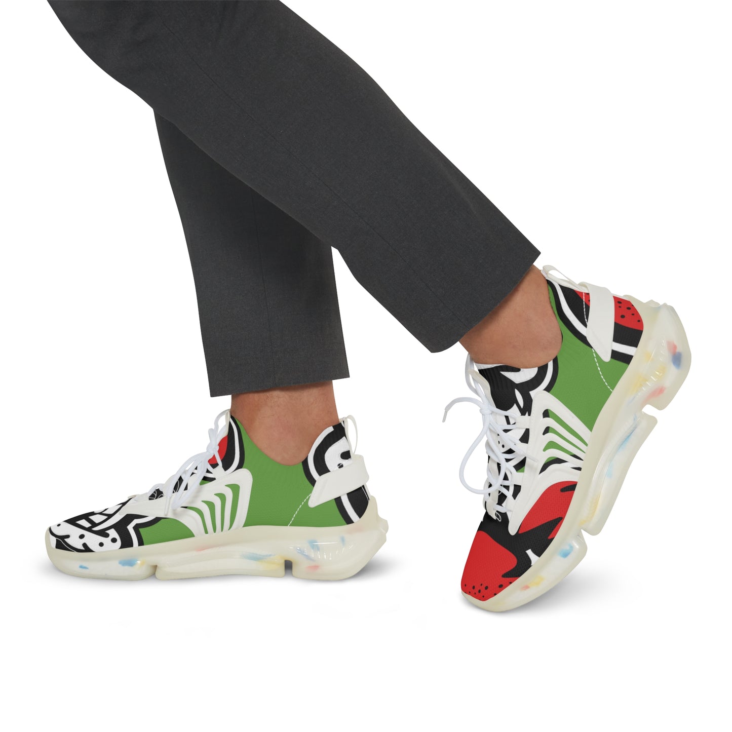 Green Wave "Wilde 1s" Men's Mesh Sneakers