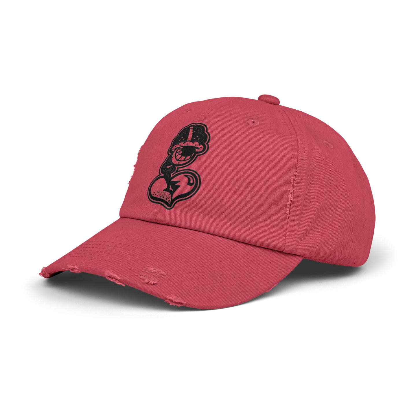 "Black Label" Unisex Distressed Cap by WildeTuna