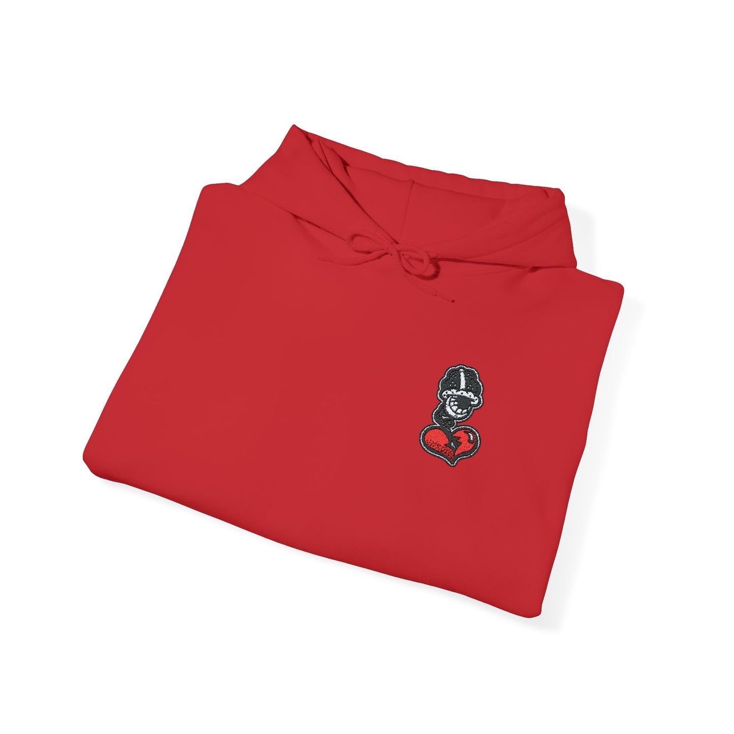 DFCollection™ Embroidered Hoodie - Cozy Heart Design for Everyday Comfort