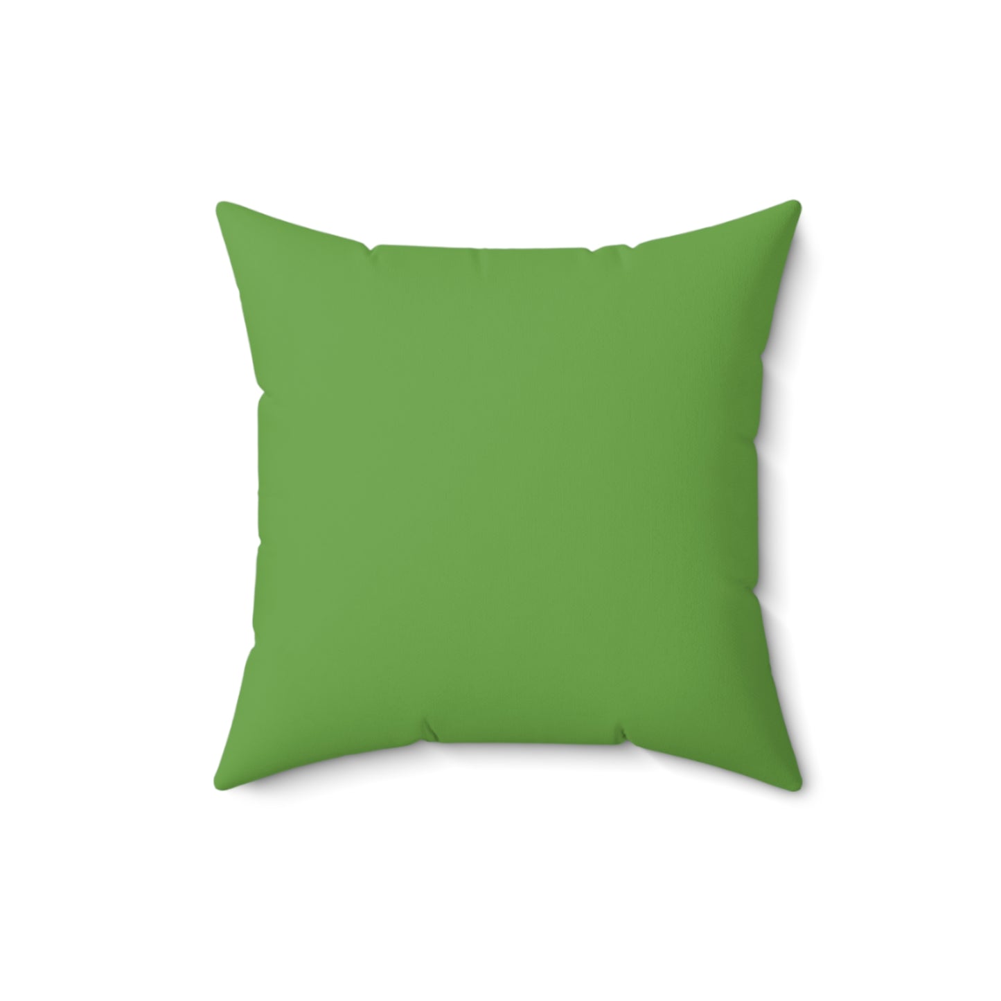 "DFC" Green Spun Polyester Square Pillow