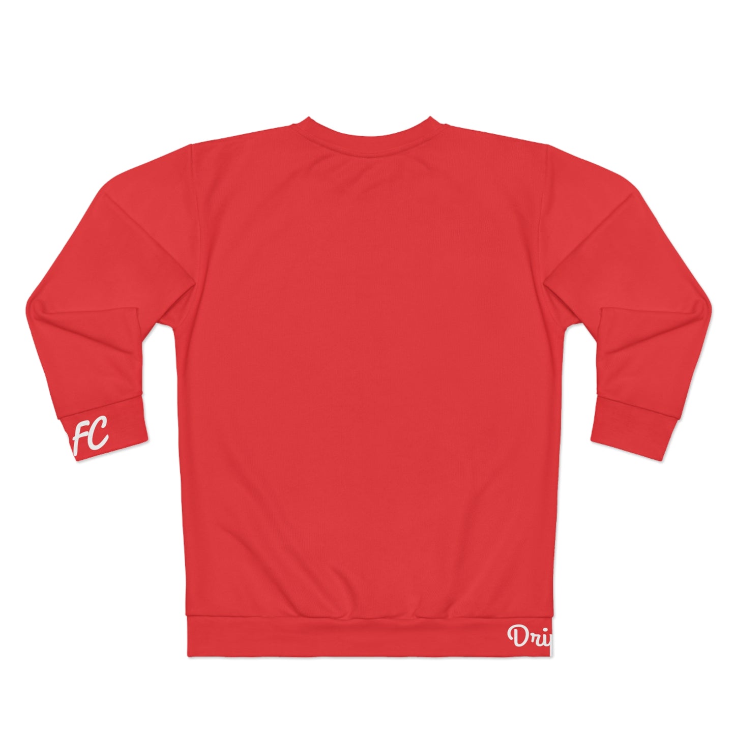 "Par 4" Red Unisex Sweatshirt (AOP)
