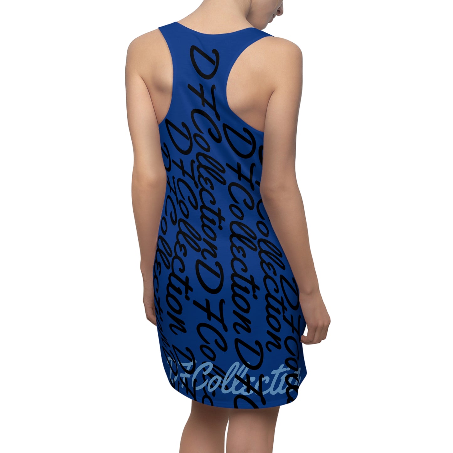 "DF COLLECTION" BLU Women's Cut & Sew Racerback Dress