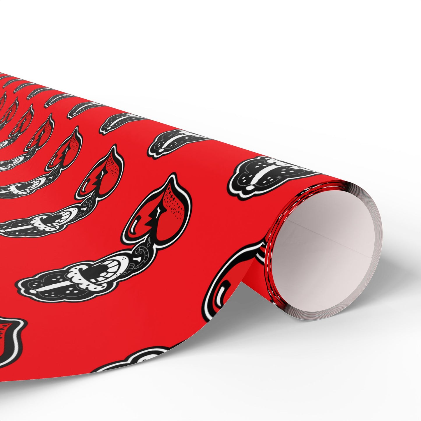 DrippyFish Red Boxing Themed Gift Wrapping Paper