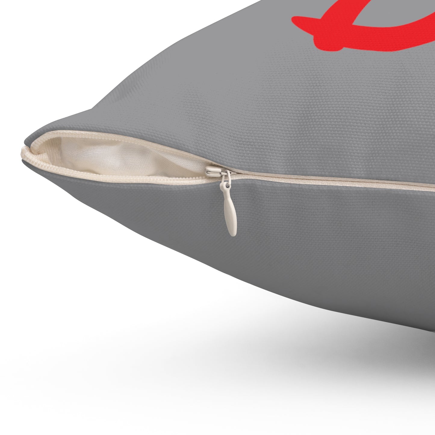 "DFC" Space Grey Spun Polyester Square Pillow